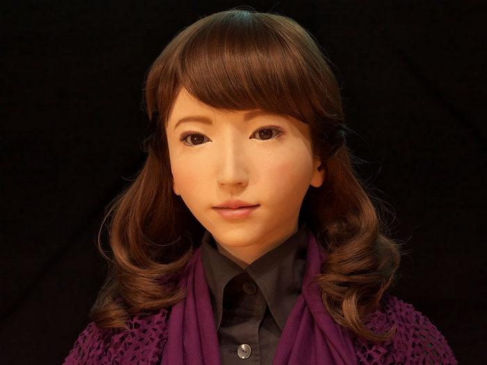 Erica, japoński robot humanoidalny, stworzony w 2015 roku na Uniwersytecie Osaka. Fot. za: robots.ieee.org Erica, japoński robot humanoidalny